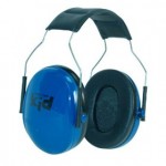 Blue earmuffs