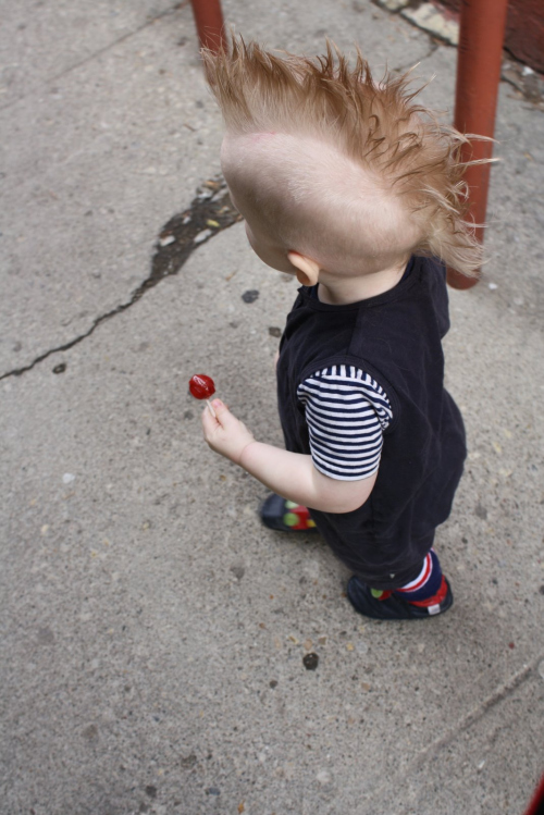 punk toddler