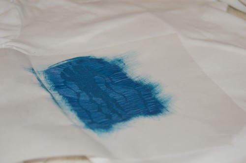 Painted stencil