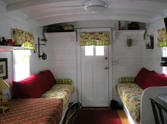 caboose house interior