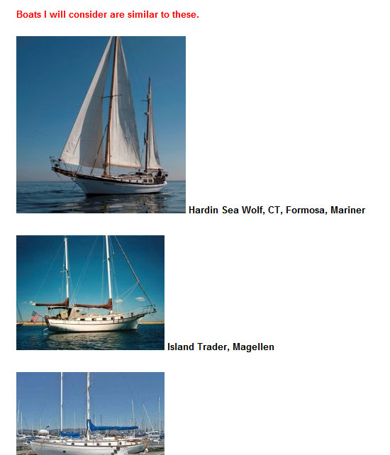 boats for trade