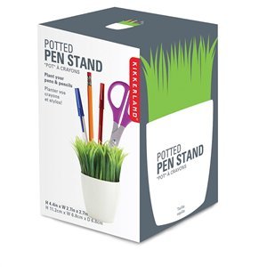 A pen stand that doubles as some greenery