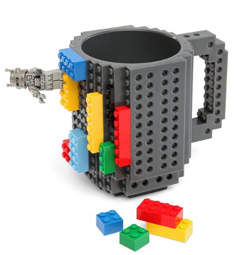 Brick building mug