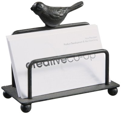 Put a bird on your business card holder