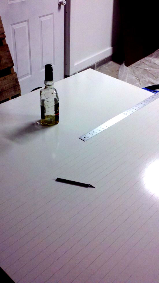 Board with some cuts