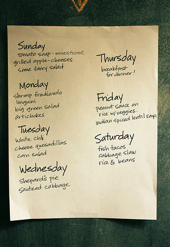 meal planning 31