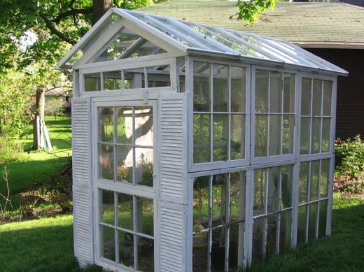 greenhouse out of windows