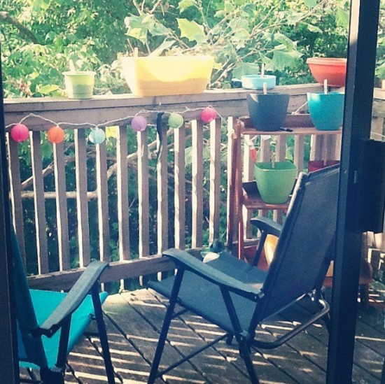 colorful balcony moment