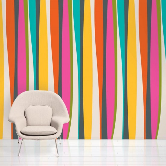 WallCandy French Bull Wallpaper kiss install