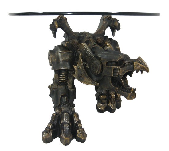 steampunk dragon coffee table 3