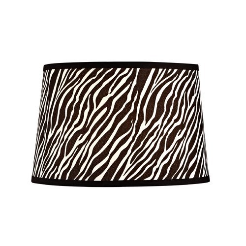 zebra lamp shade