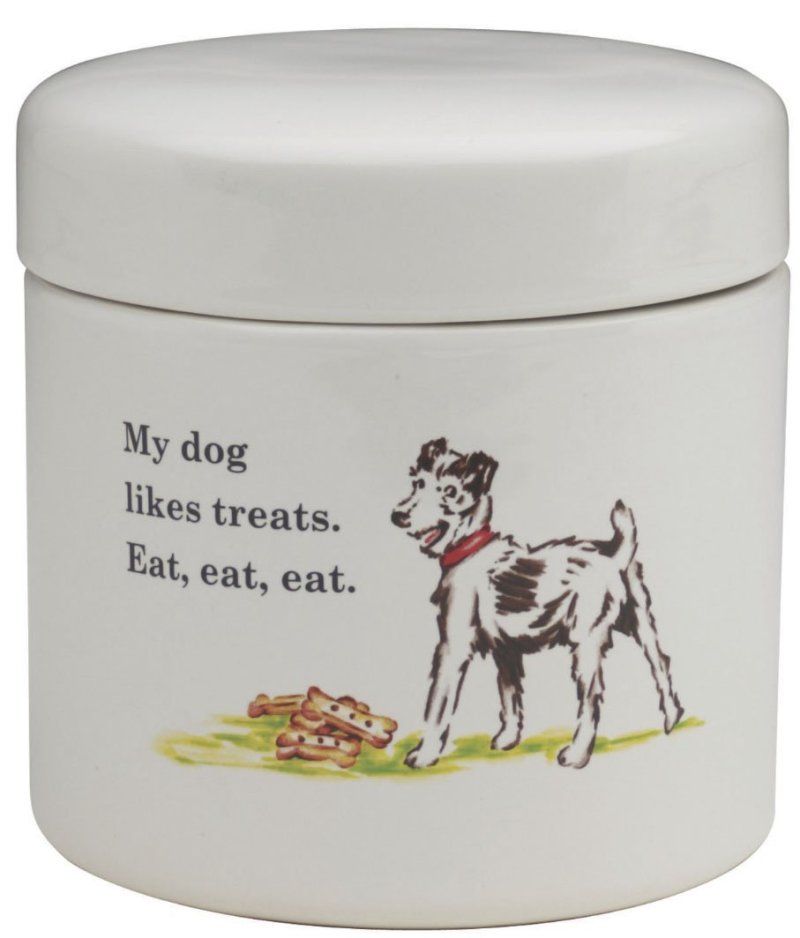 vintage dog treat jar