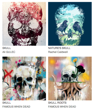 Skulls on Society6