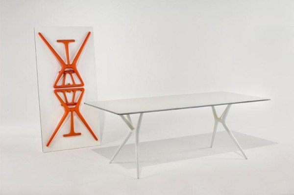 The  Kartell Spoon Tables are pricey, but ultra modern and sleek.