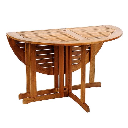 Looking for something in a round table? Check out the fold flat Achla Designs 48-Inch Folding Table