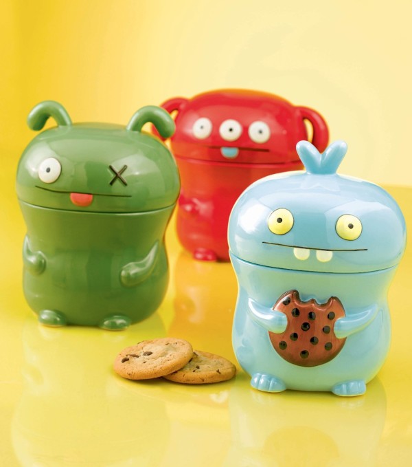 ugly doll ceramic jars