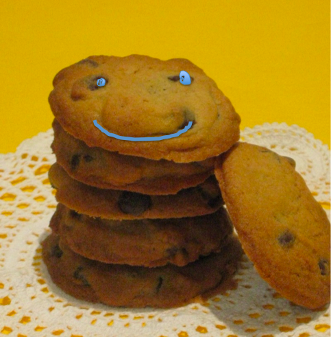 Easy almond meal chocolate chip cookies