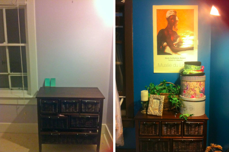 small room makeover from nursery to dressing room