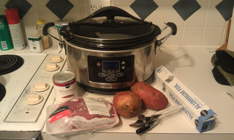three ingredient slow cooker meal