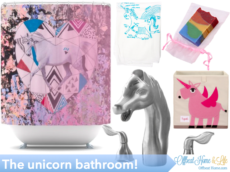 unicorn bathroom