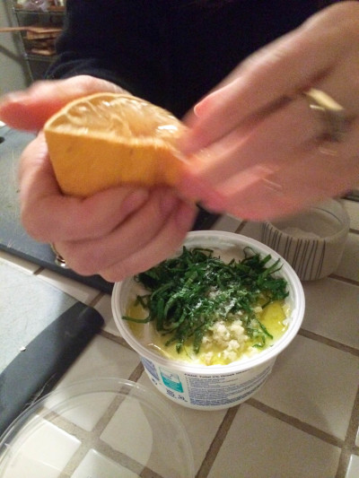 Yogurt Sauce made in the container