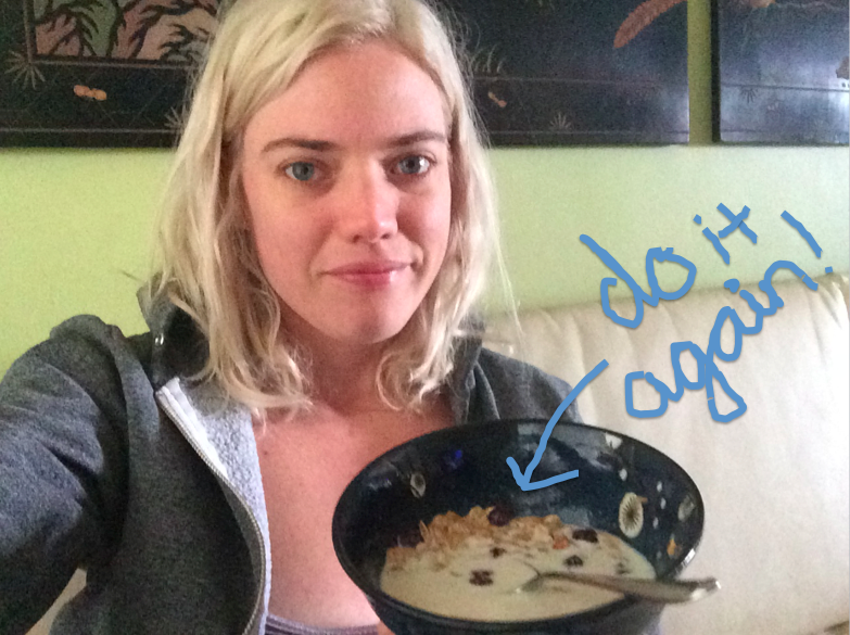 cereal for lunch