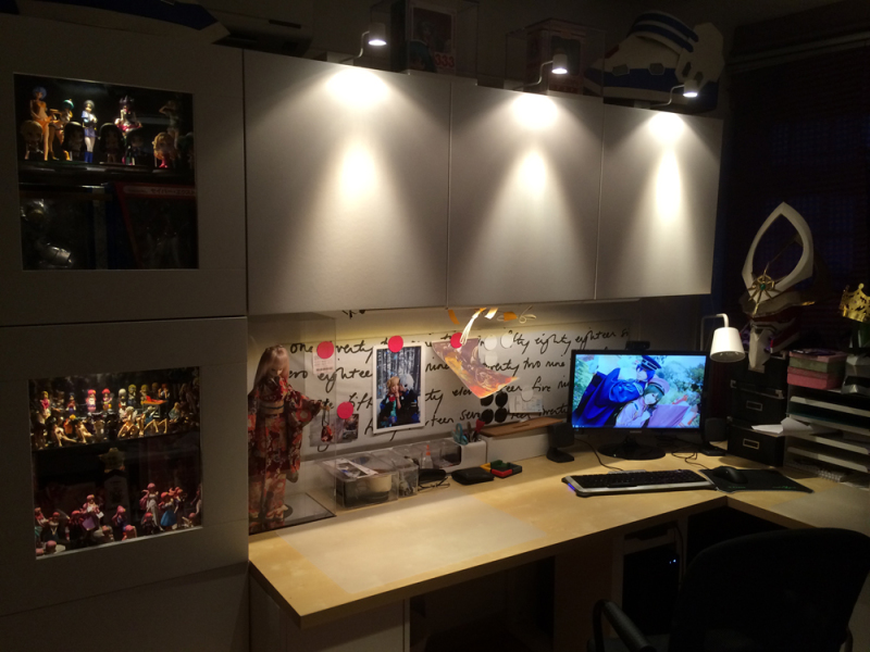 Lastly, this is my work desk.