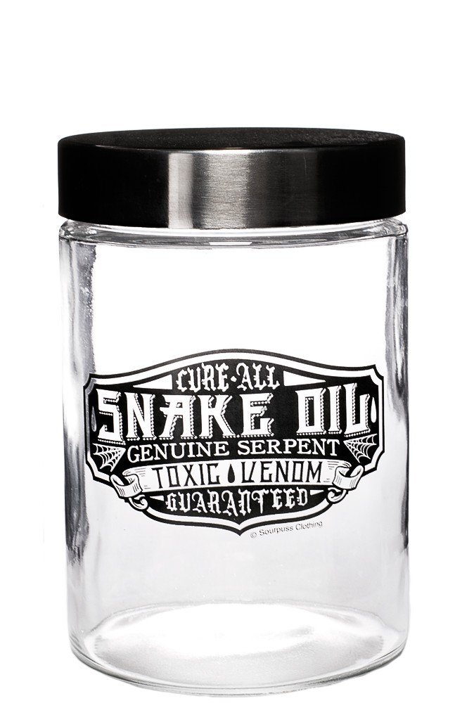 Sourpuss Apothecary Jar Snake Oil