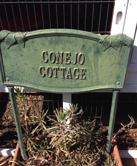 conejo cottage house name sign