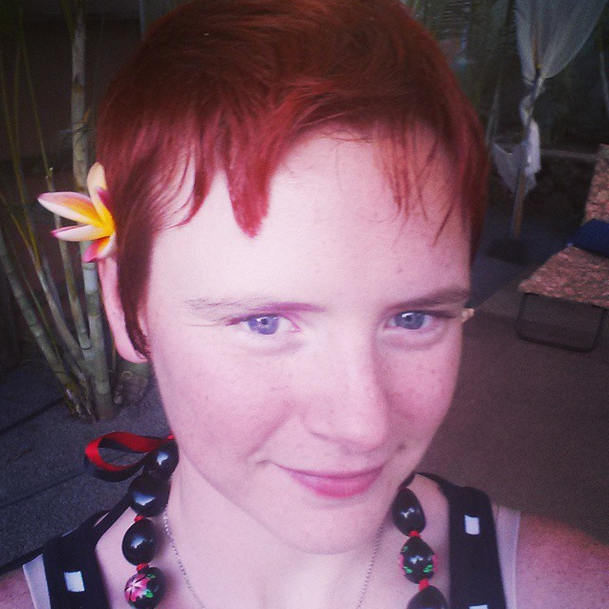 This is Kellbot's hair on Maui -- with all the sun and surf you could throw at it.