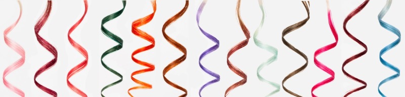 A rainbow of color strand tests from oVertone.