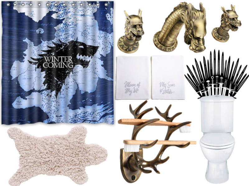 game of thrones bathroom from Funk in Deep Freeze