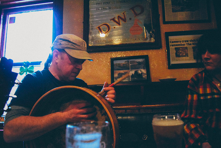 inside an irish pub