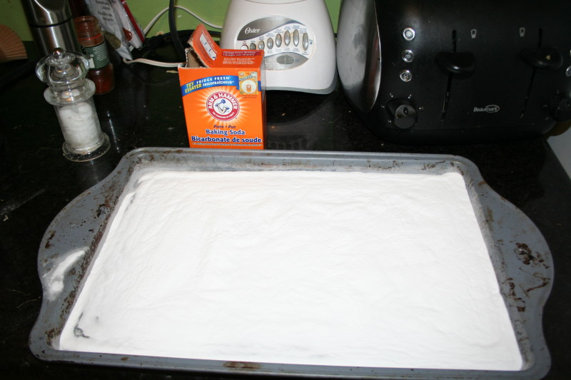 bake the baking soda