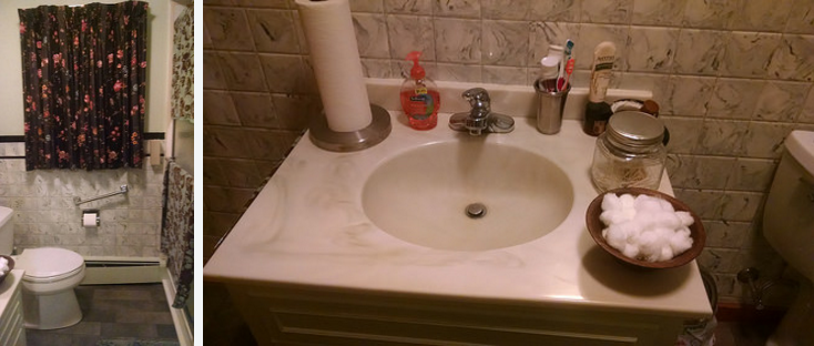 retro bathroom