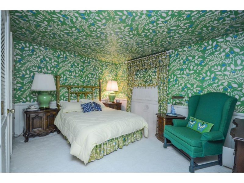 This wacky wallpaper house will assault your eyes with patterns