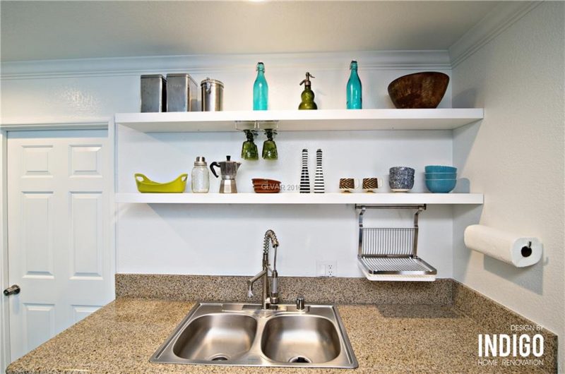 vintage kitchen products in a modern kitchen