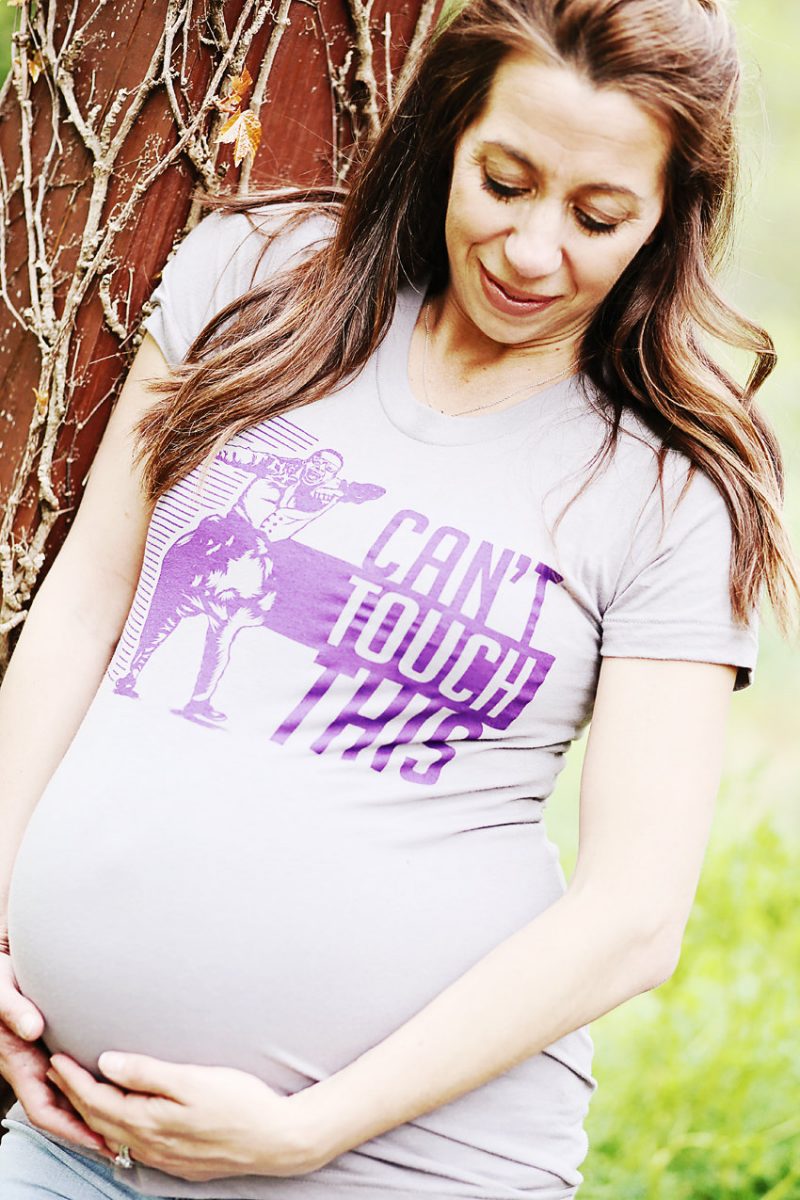Cant Touch This Maternity T shirt by discobelly via Offbeat Home
