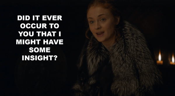 Femininity isn't weakness: Sansa is a strong character