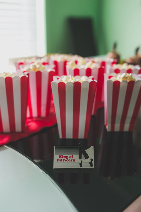 Michael Jackson Themed Birthday Party food king of popcorn
