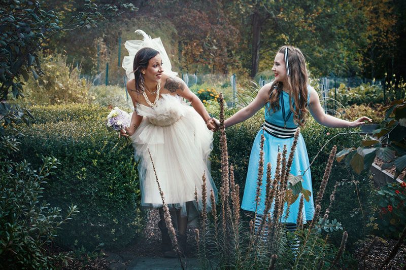 Enter the looking glass into this "Alice in Steamland" party inspiration