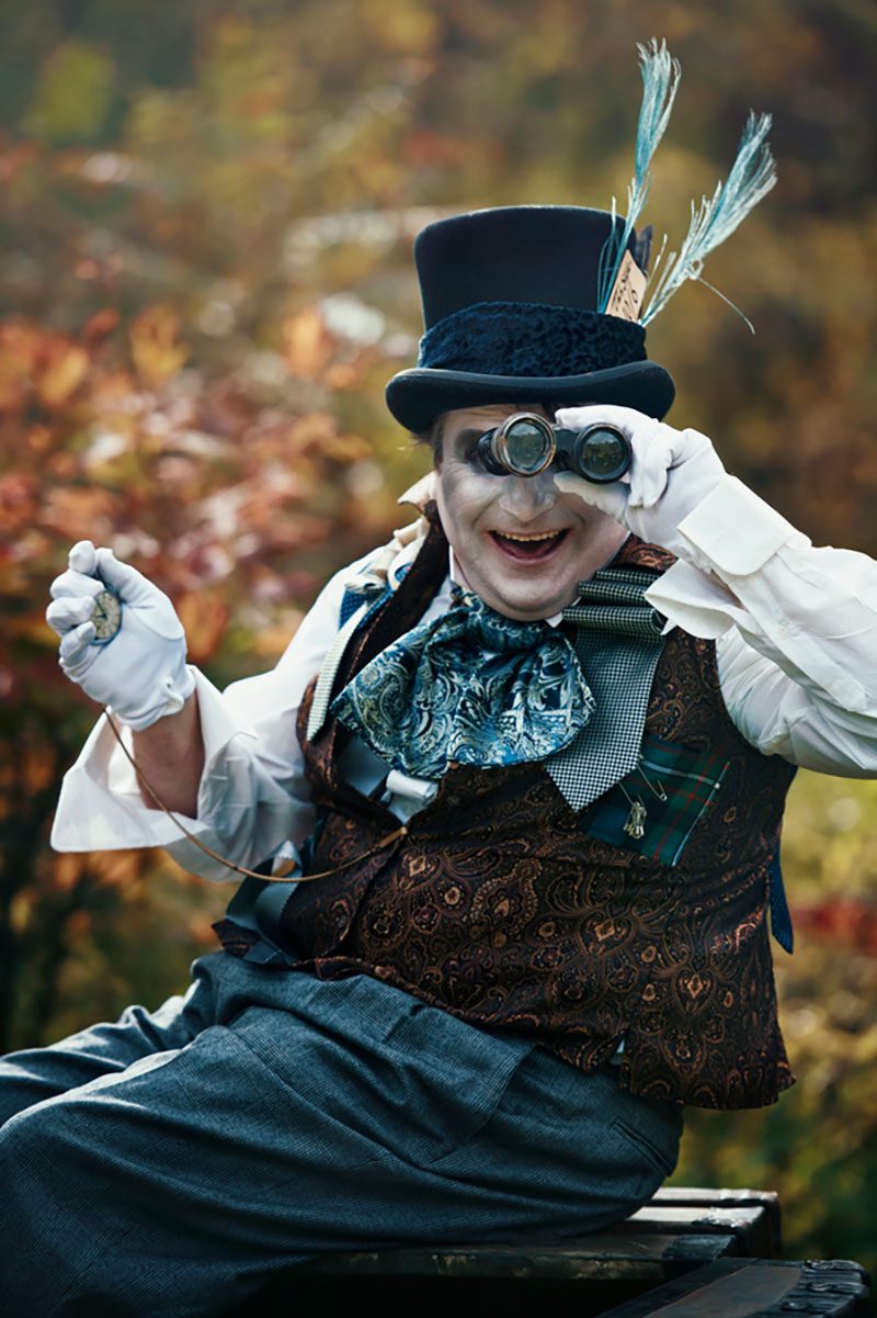 Enter the looking glass into this "Alice in Steamland" party inspiration