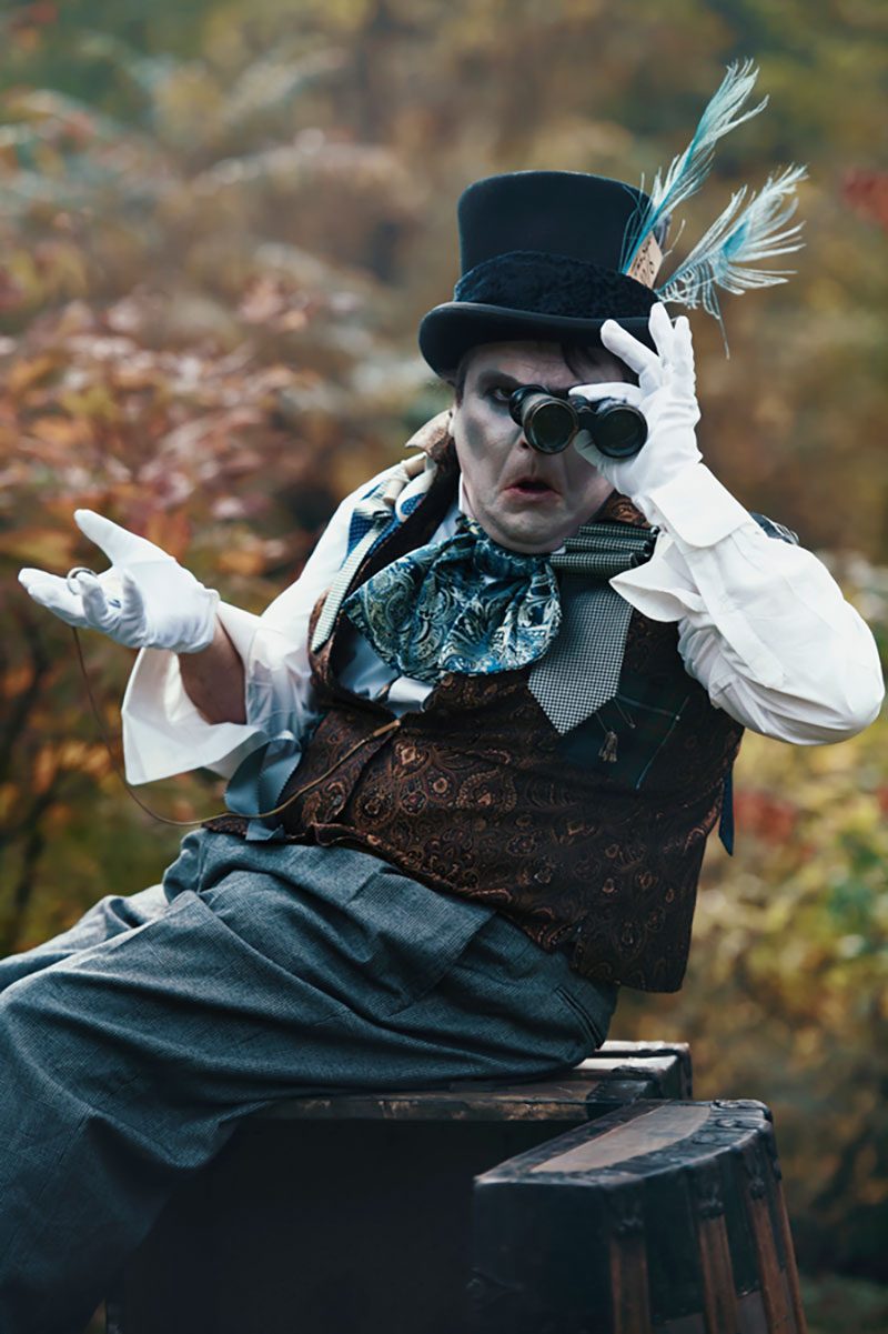 Enter the looking glass into this "Alice in Steamland" party inspiration