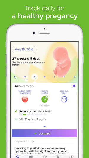 Glow Nurture Pregnancy App