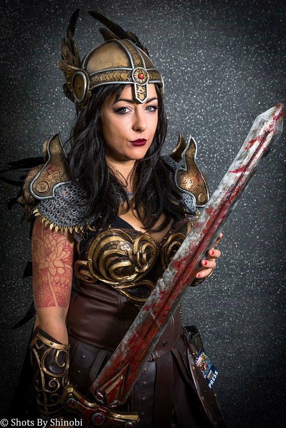 Bad-ass woman warrior costumes and armor for LARP, Ren faires, cosplay ...