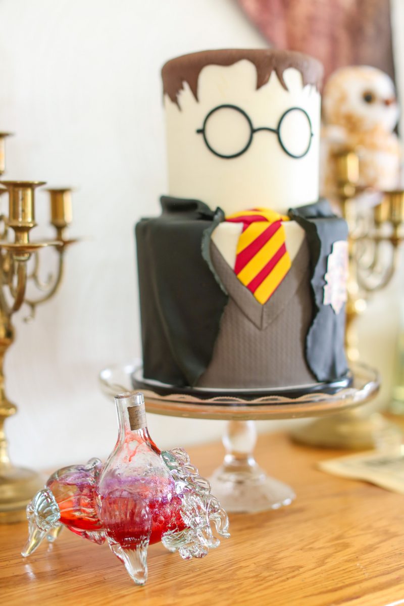 We are STUPEFIED by this Harry Potter birthday party with the most magical cake ever