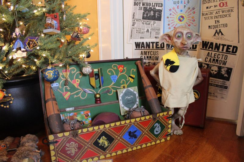 Don your handknit sweaters for this spectacular Christmas at Hogwarts decor