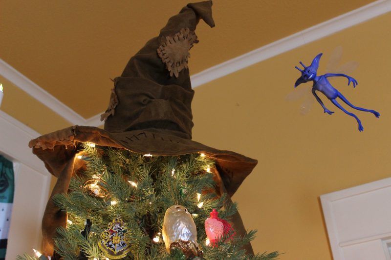 Don your handknit sweaters for this spectacular Christmas at Hogwarts decor