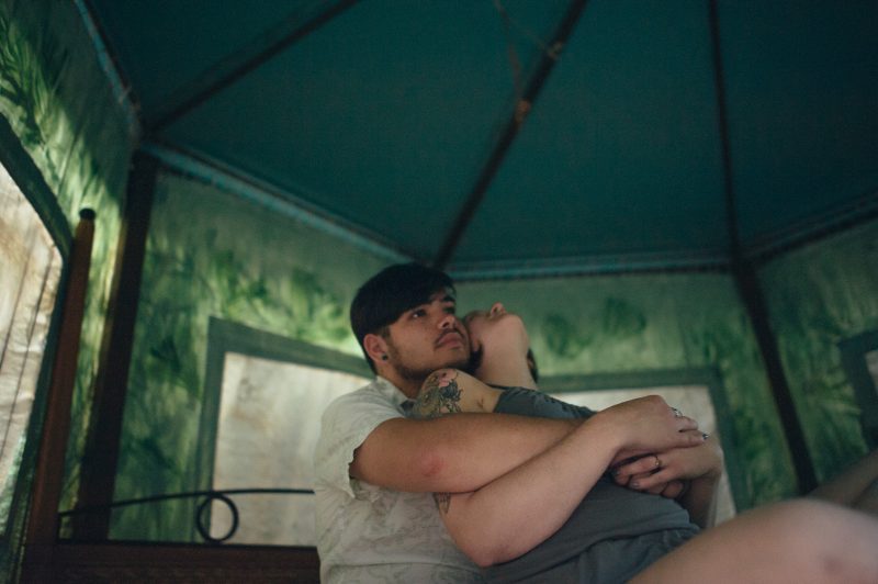 These spontaneous yurt honeymoon photos on Water Island are like firefly magic