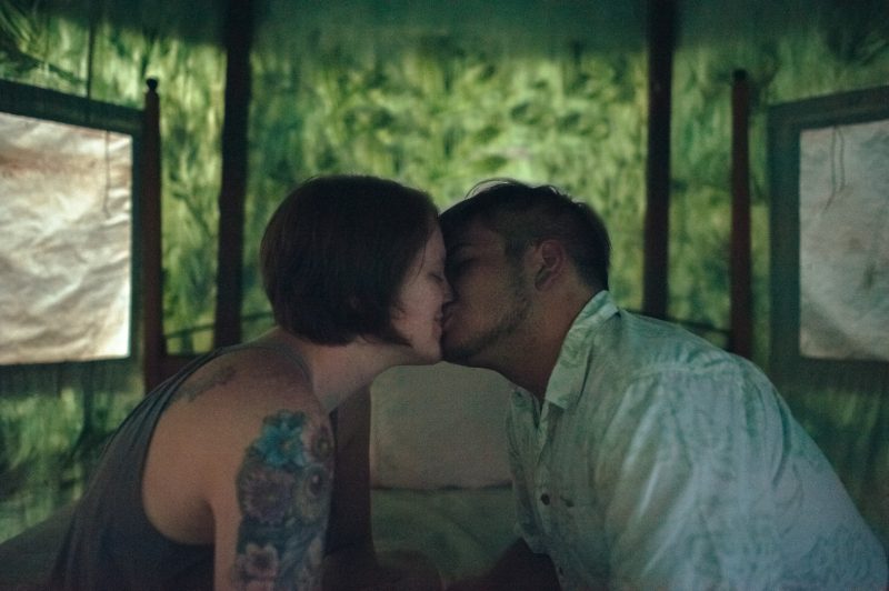 These spontaneous yurt honeymoon photos on Water Island are like firefly magic